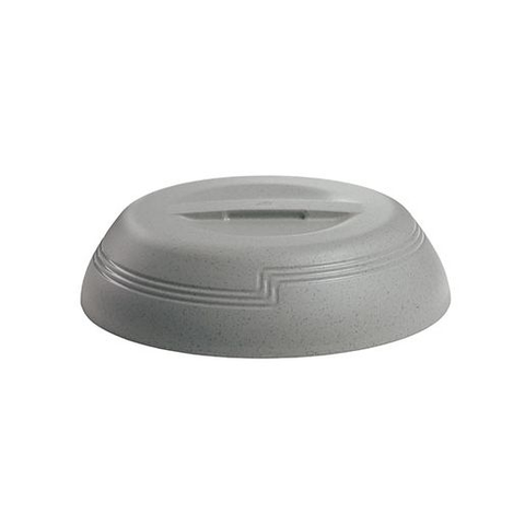 Cambro MDSLD9480 Speckled Gray Shoreline 10 Inch Low Profile Plastic Insulated Dome. Case of 12 Each