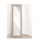 Melanie Floor Mirror With Stand And Rhinestone Accent