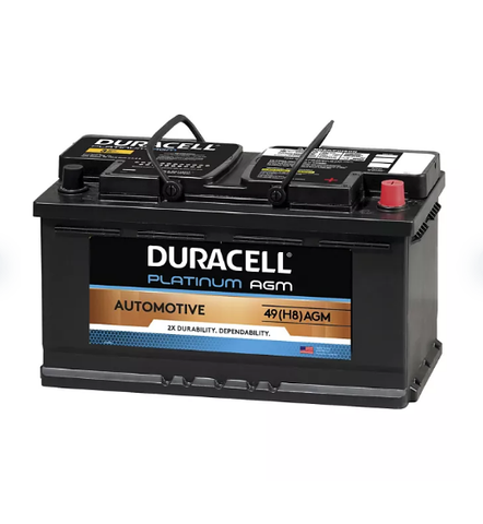 Duracell AGM Automotive Battery - Group Size 49 (H8)