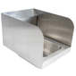 Splash HS-GF-SS-9-9-5 Wall Mount Commercial Hand Sink w/ 9"L x 11"W x 5"D Bowl, Side Splashes