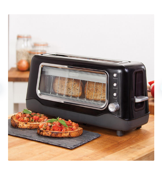 Dash Clear View Toaster: Extra Wide Slot Toaster with See Through Wind ...