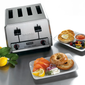 Waring WCT805B Slot Toaster w/ 4 Slice Capacity & 1 1/8"W Product Opening, 208v/1ph