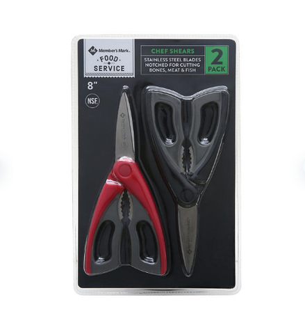 Bakers & Chefs 8" Chef Shears - 2 pk.