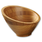 American Metalcraft BAMSL52 8 oz Round Angled Bowl, Bamboo