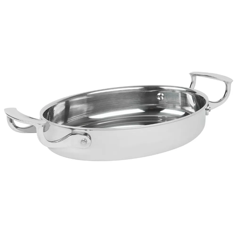 Vollrath 49420 1 13/16 qt Miramar® Display Cookware Oval Au Gratin - Stainless Steel, Induction Ready
