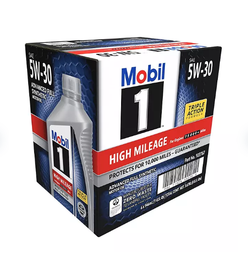 Mobil 1 Advanced Full Synthetic Motor Oil 5W-30, 1-Quart/6-pack