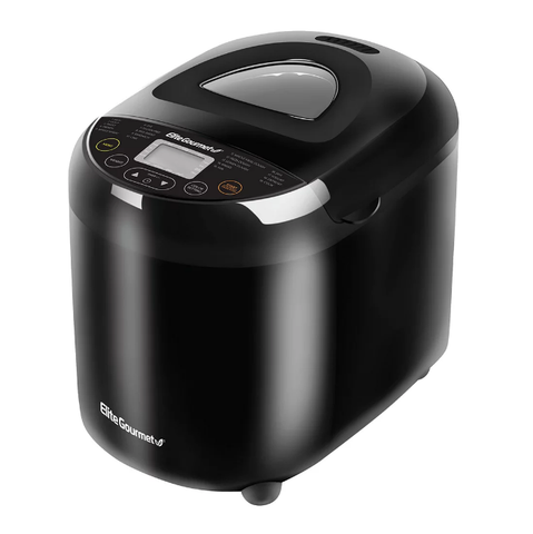 Elite Gourmet Bread Machine, 2 lbs. - Black