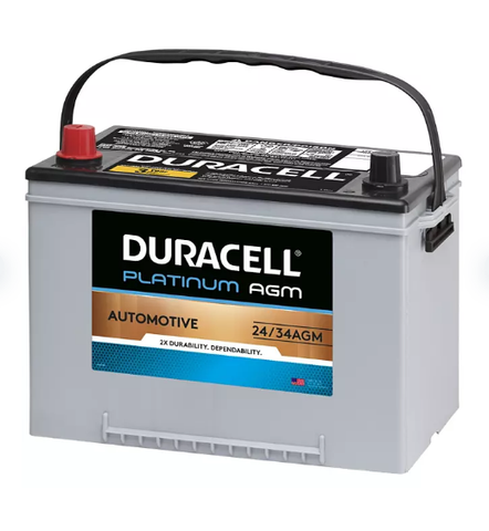 Duracell AGM Automotive Battery - Group Size 34