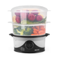 Aroma 6 Qt. 2-Tier Food Steamer - Black