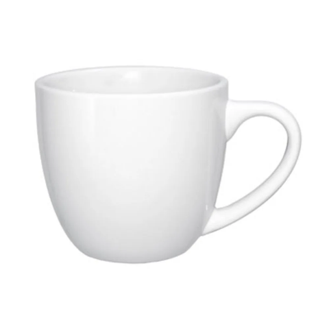 ITI DO-57 12 oz Dover™ Cappuccino Cup - Porcelain, European White. 3 Dozen