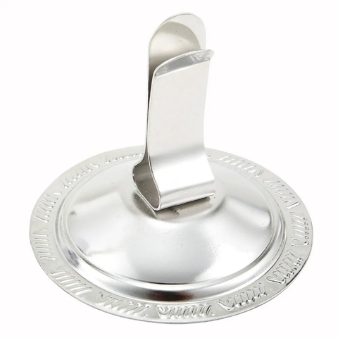 Winco MH-2C 2 1/2" Tabletop Menu Card Holder - Stainless