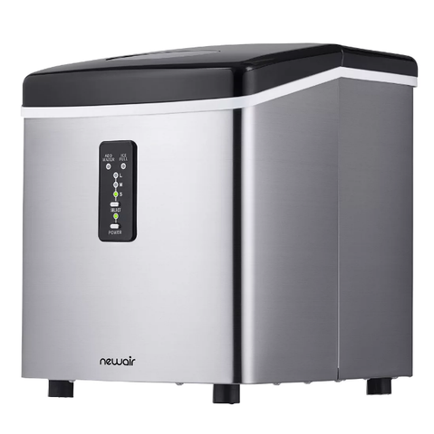 NewAir 28-lb. Portable Ice Maker - Stainless Silver