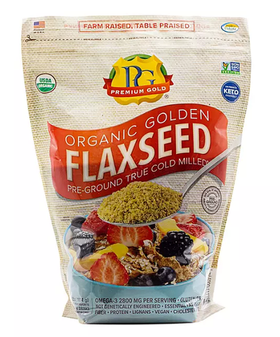 Premium Gold Organic Flaxseed (4 lbs.) 2 pk.