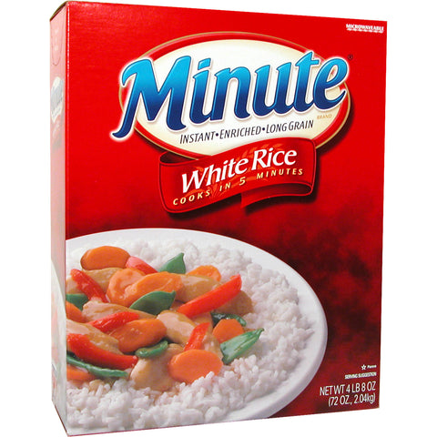 Minute White Rice. Instant White Rice (72 oz.)