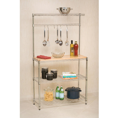 Seville Classics UltraZinc Baker's Rack and Work Station