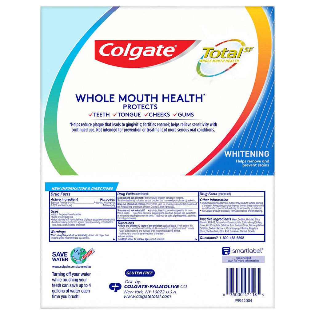 Colgate Total Whitening Toothpaste (6.0 oz. 5 pk.)