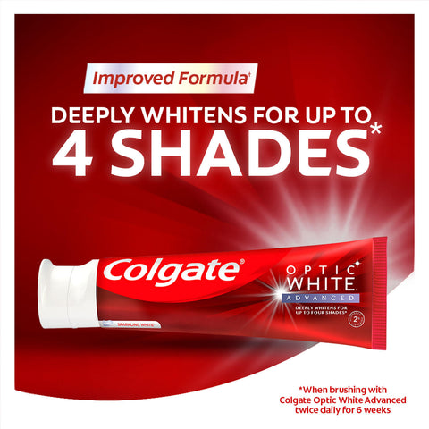 Colgate Optic White Advanced Teeth Whitening Toothpaste. Sparkling White (4.2 oz. 5 pk.)