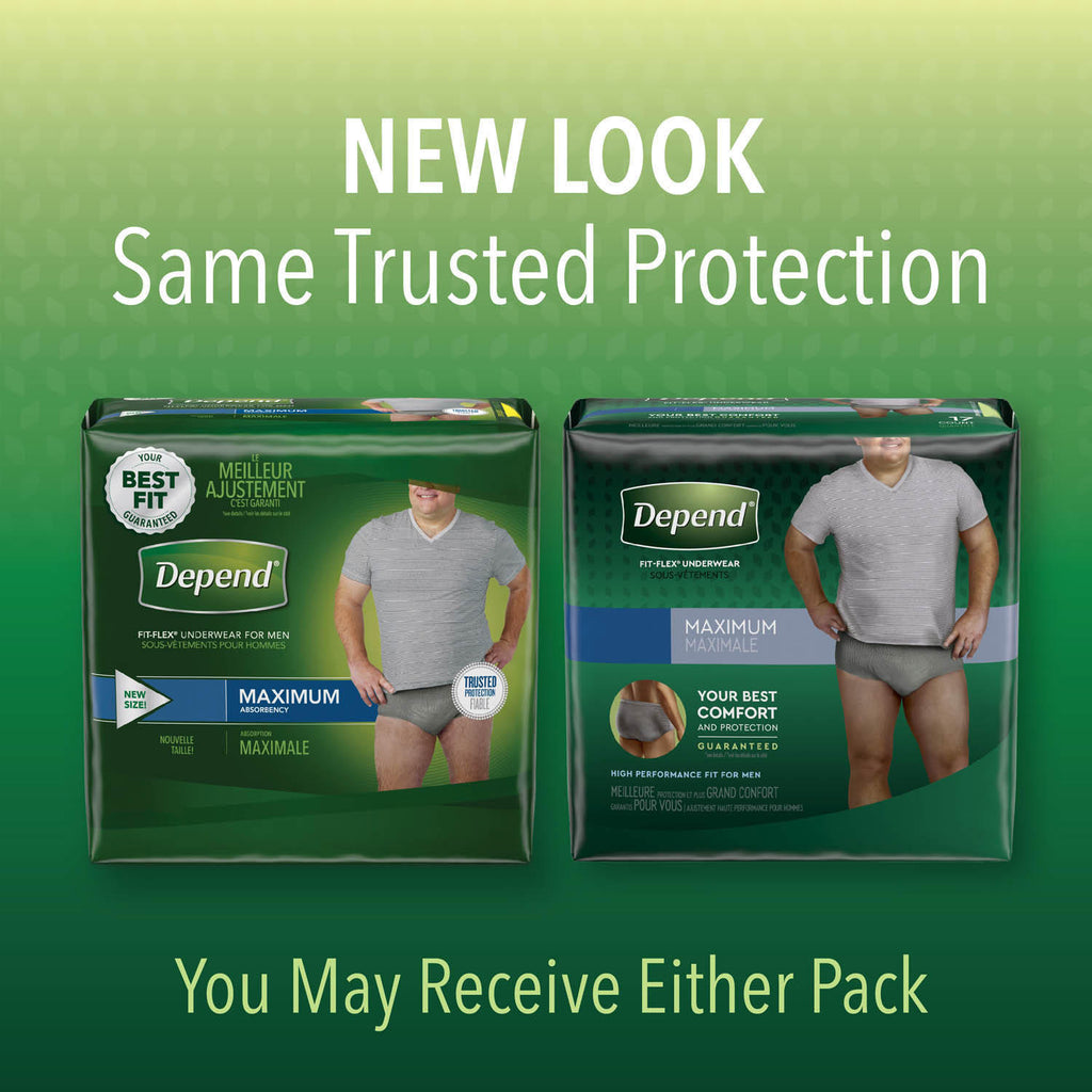 Depend Fit-Flex Underwear for Men (Choose Your Size) – Openbax