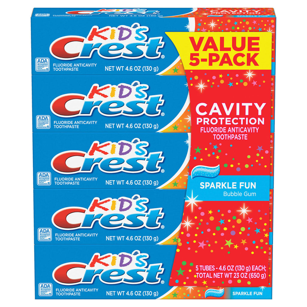 Crest Kids' Toothpaste. Sparkle Fun (4.6 oz. 5 pk.)