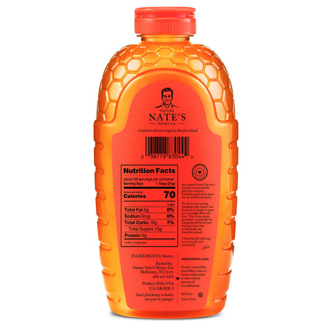 Nature Nate's 100% Pure Raw and Unfiltered Honey (44 oz.)