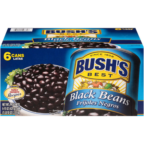 Bush's Black Beans (15 oz., 12 pk.)