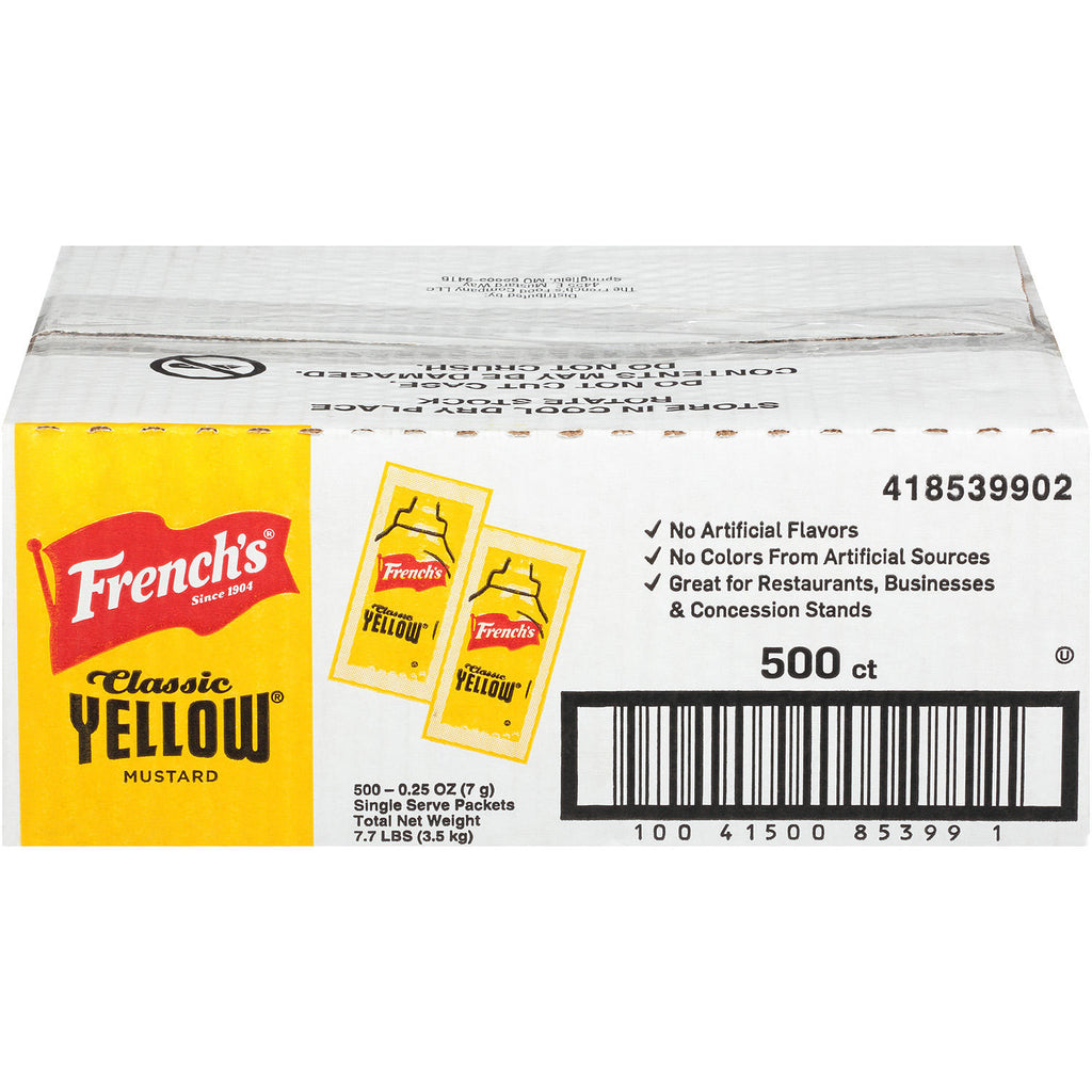 French's Mustard Single-Serve Packets (5.5 g., 500 ct.) 2 pk.