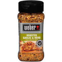 Weber All Natural Savory Herbs w Roasted Garlic Seasoning No MSG Gluten Free