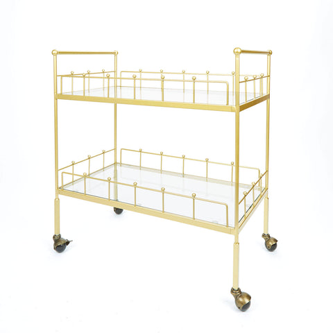 Fitz Bar Cart, Gold