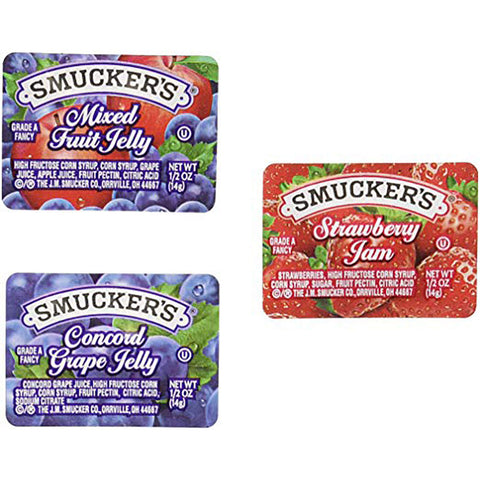 Smucker's Assorted Jelly Cups (0.5 oz., 200 ct.)