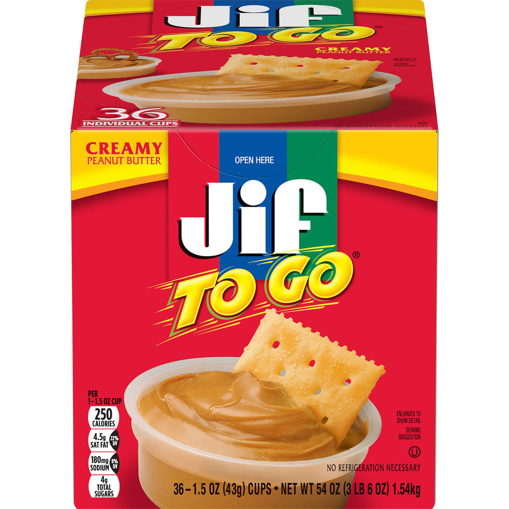 Jif-To-Go Creamy Peanut Butter (36 ct.)