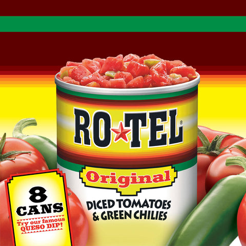 Ro-Tel Diced Tomatoes & Green Chilies (10 oz., 8 ct.)