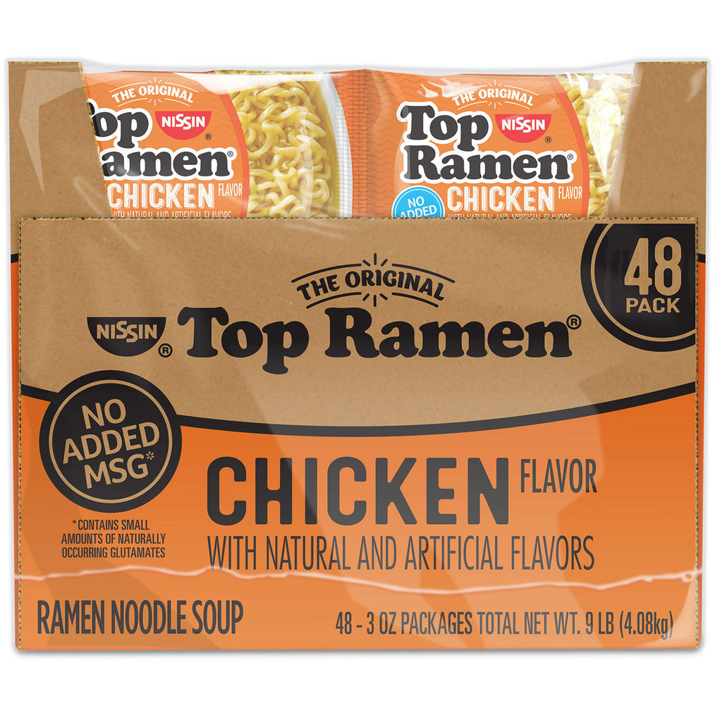 Nissin Top Ramen, Chicken Flavor (3 oz., 48 ct.) – Openbax