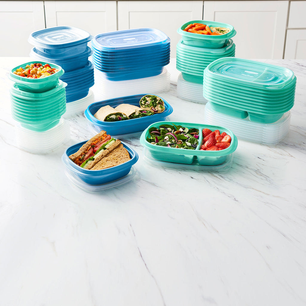 Mainstays 2 Cup Food Storage Container with Lid, Set of 4