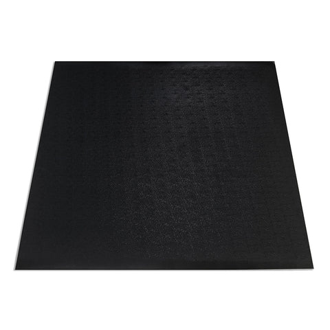 SuperMats Commercial-Grade Solid Vinyl GymMat. 50" x 60" (Black)