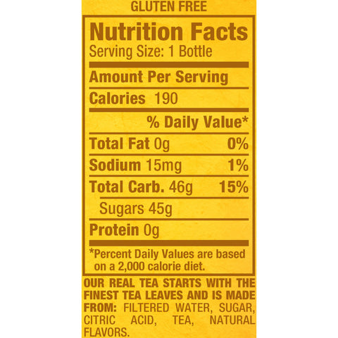 Snapple All Natural Lemon Tea (20oz / 24pk)