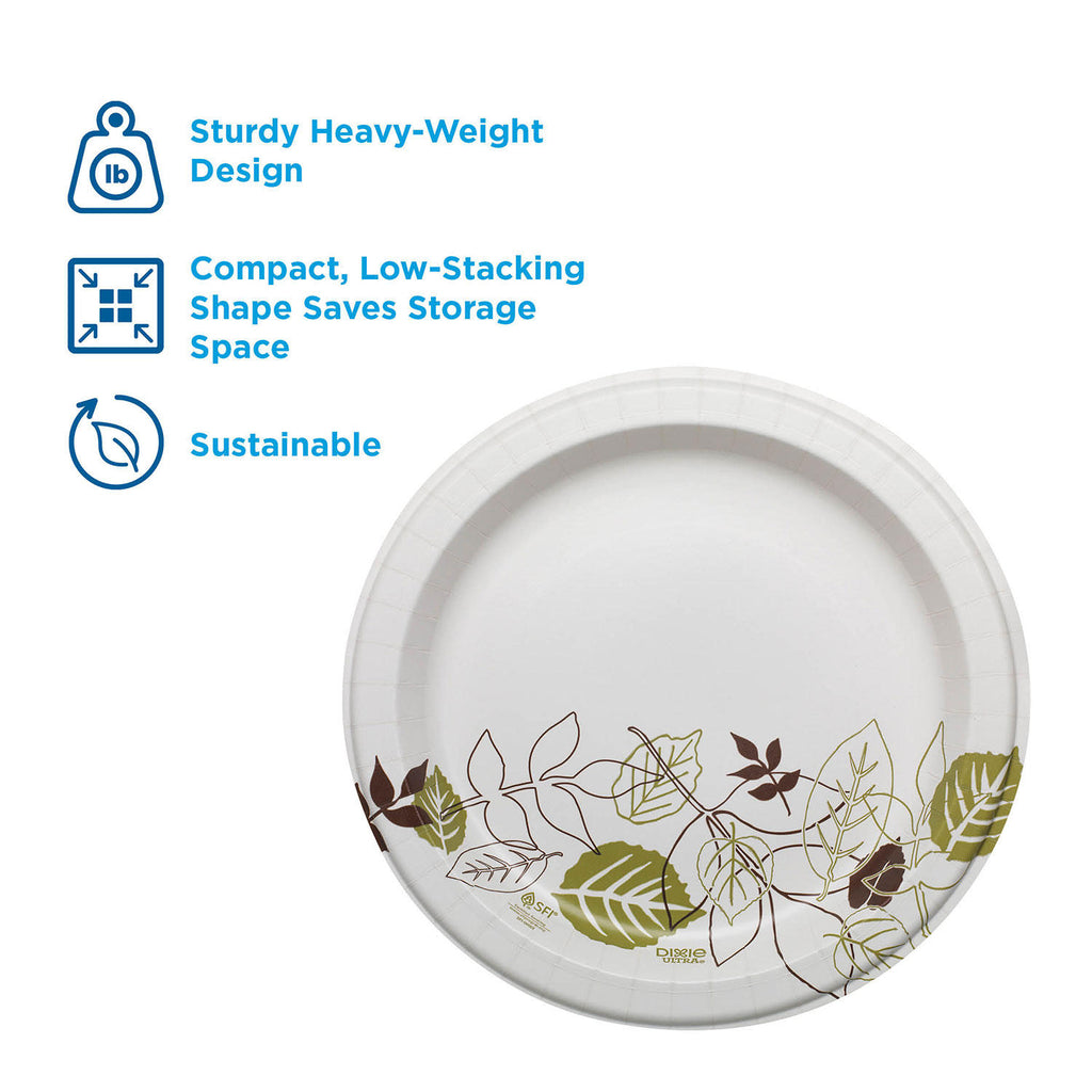 Dixie Ultra Heavy-Weight Pathways Paper Plates, 10.12" (500 ct.)