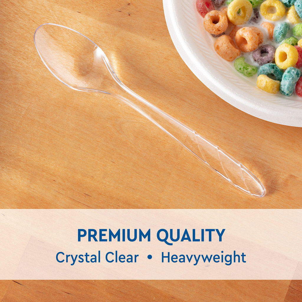 Member's Mark Clear Plastic Spoons, Heavyweight (300 ct.)