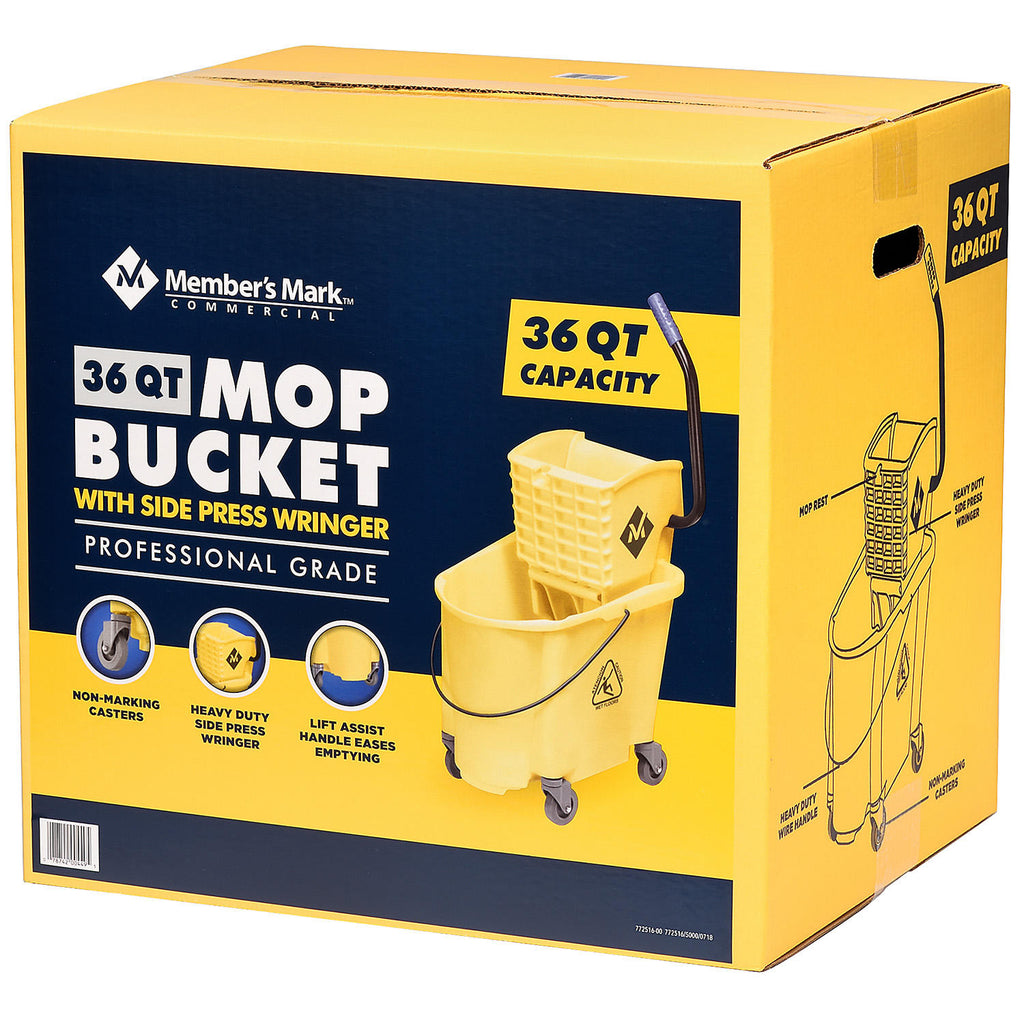 Mop Buckets: Maximum Strength & 32 Quart Capacity