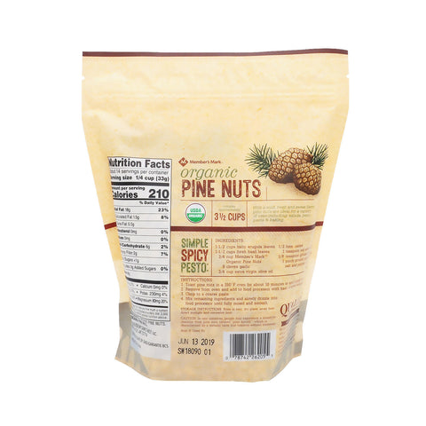 Member's Mark Organic Pine Nuts (16 oz.)