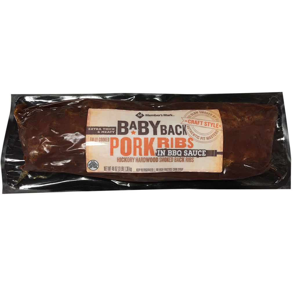 Member's Mark Extra Meaty Baby Back Pork Ribs (3 lbs.) – Openbax