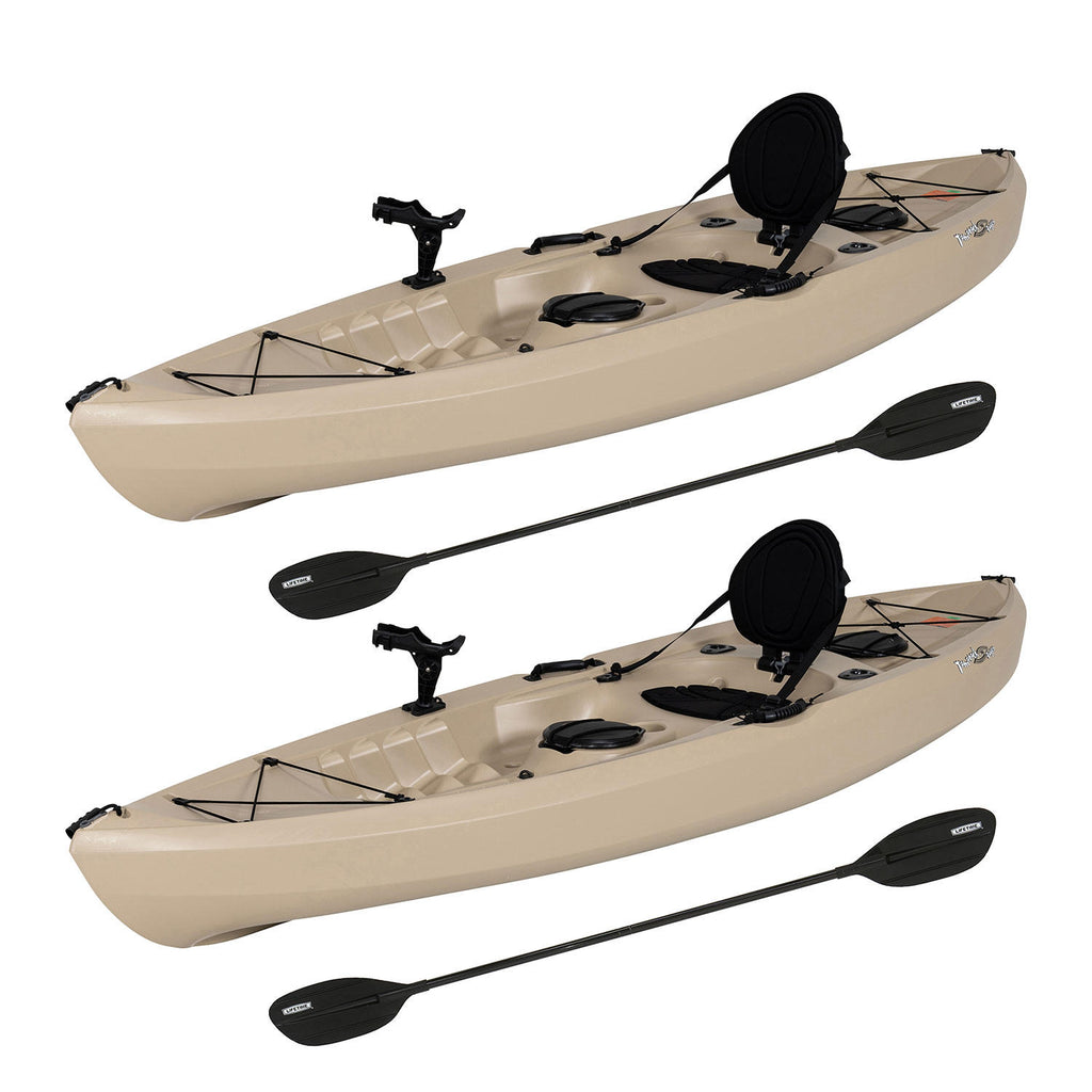 Lifetime 10' Tamarack Angler Kayak 2 Pack With Paddles – Openbax