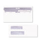 Quality Park - Reveal-N-Seal Double Window Check Envelope, Self-Adhesive, White - 500/Box