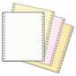 Universal® Multicolor Computer Paper, 3-Part Carbonless, 15lb, 9-1/2" x 11", 1200 Sheets