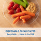 Member's Mark Clear Plastic Plates, 6.25" (90 ct.)