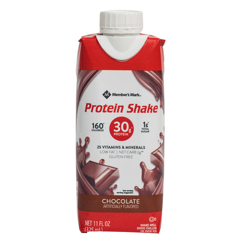 Member's Mark High Protein Chocolate Shake (11 fl. oz. 18 pk.)