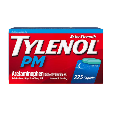Tylenol PM Extra Strength Pain Relief Caplets (225 ct.)