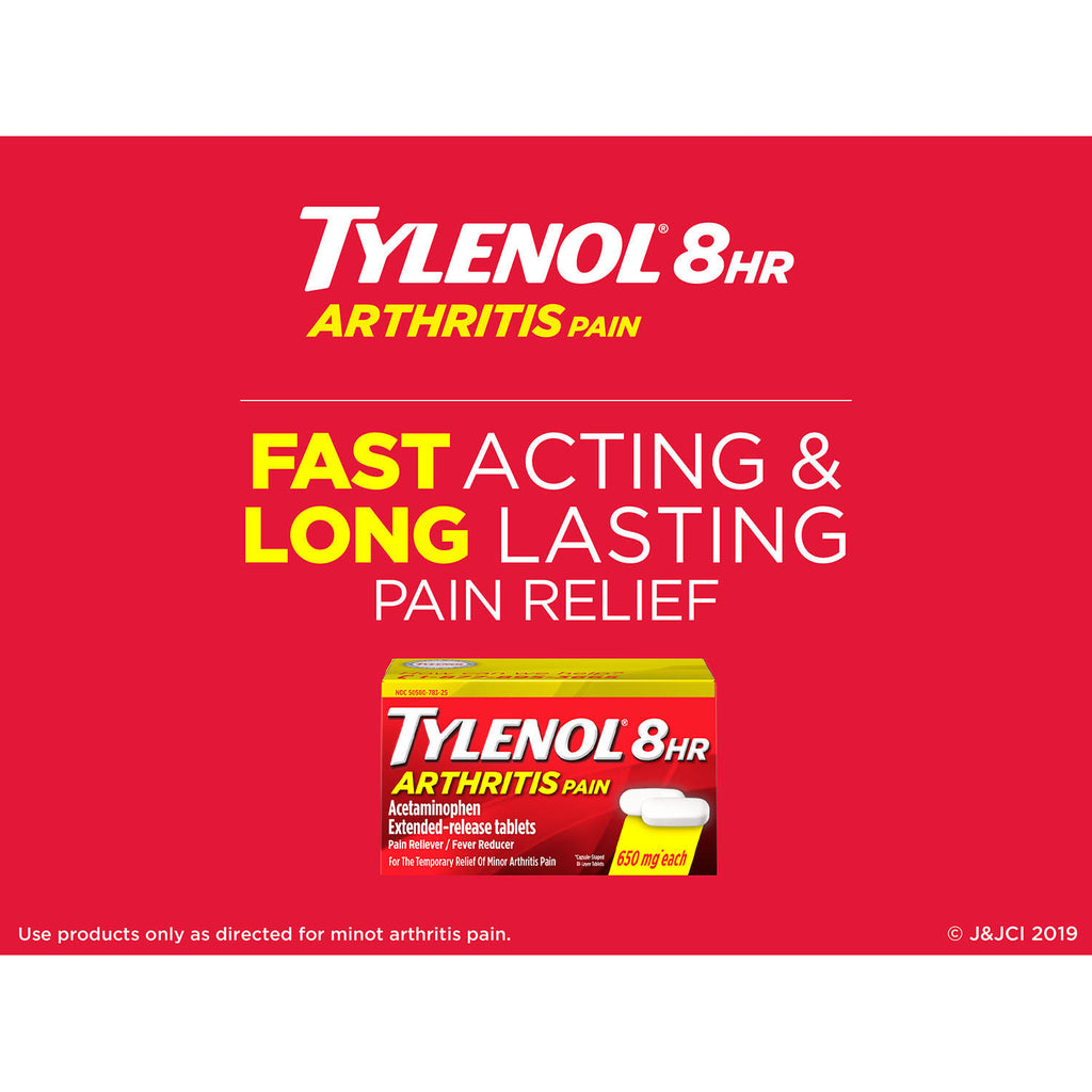 Tylenol 8 HR Arthritis Pain Extended Release Caplets. 650mg (290 ct.)