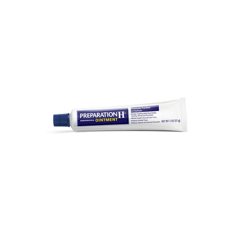 Preparation H Hemorrhoid Symptom Treatment Ointment Itching. Burning and Discomfort Relief (4.0 oz. Twin Pack)