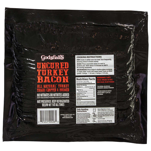 Godshall's Uncured Turkey Bacon (40 oz.)