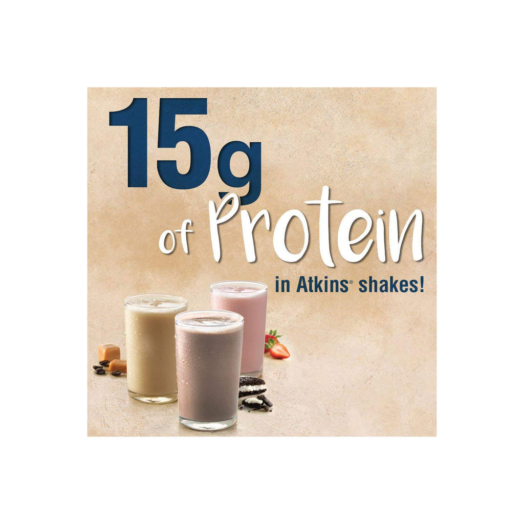 Atkins Gluten Free Protein-Rich Shake. Creamy Vanilla. Keto Friendly (15 pk.)